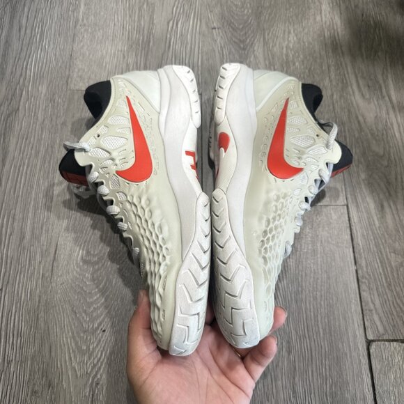 NIKE Mens Zoom Cage 3 Cool Grey 7 Sneakers Shoes918193-016 Gray Orange / 8.5 W main image 6